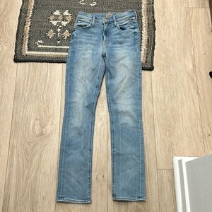 Mother the mid rise dazzler flood jeans